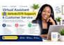 be your virtual assistant, customer support, data entry and airbnb, and str
